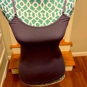 Seamless tank top- grayish purple color- medium